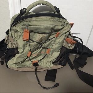Coleman Exponent Hiking Waist Pack Bag 2 Bottles Adjustable Padded Green